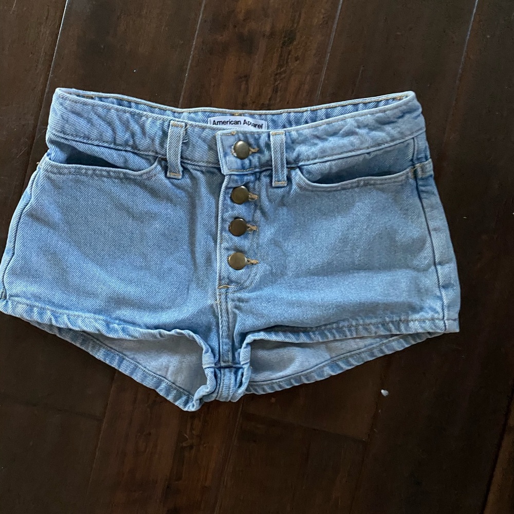 Denim shorts